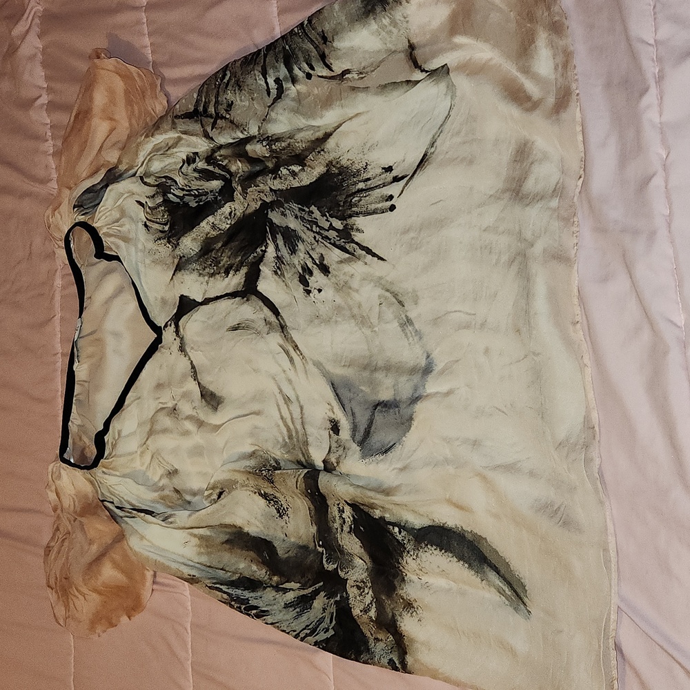 Silk mini dress